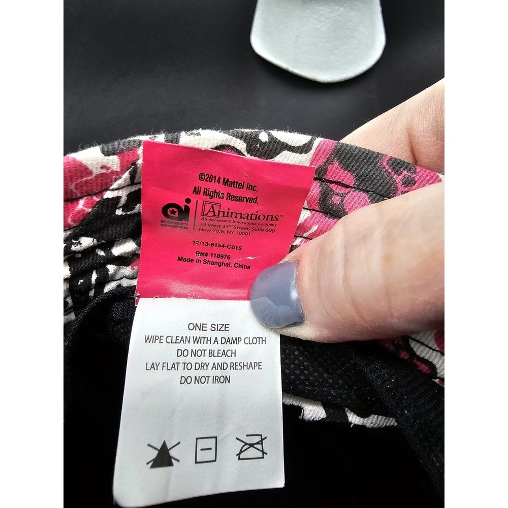 2014 Mattel Monster High Hat One‎ Size Pink & Black